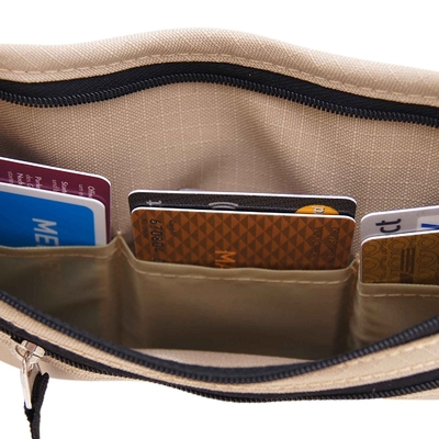 Reise-Taschen Ripstop-Nylon-RFID, imprägniern Reise-Taillen-Tasche für Männer