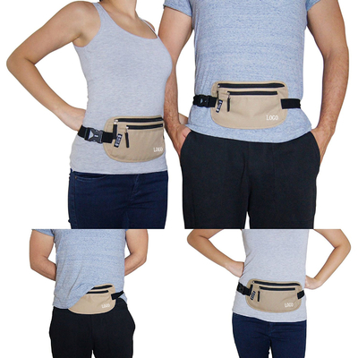 Reise-Taschen Ripstop-Nylon-RFID, imprägniern Reise-Taillen-Tasche für Männer