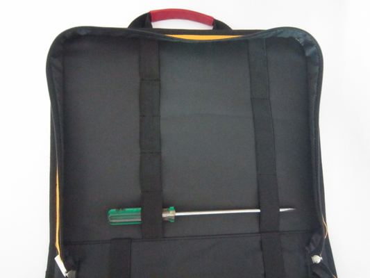 Tragbares Elektriker-Reise-Werkzeugkoffer-Weiche versah mit Taschen 1680D mit Seiten