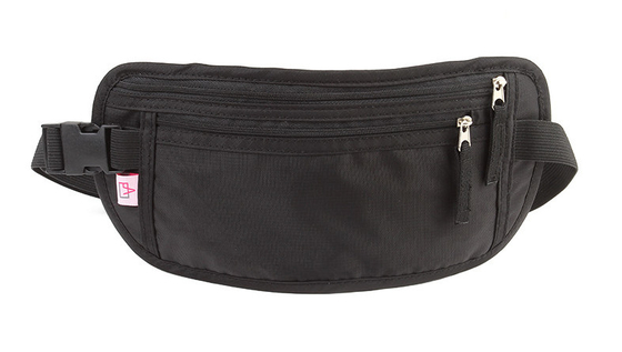 Reise-Taillen-Tasche 210 Ripstop der Fannys RFID der Frauen mit elastischem Band