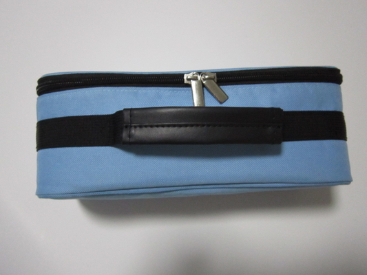 Kleiner blauer Reise-Werkzeugkoffer/Oxford-Tool-Kit-voll Doppelt-Reißverschluss