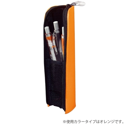 Karikatur-Reißverschluss-Bleistift-Beutel, schwarzer kühler Bleistift-Kasten-Latex-Druck für Studenten